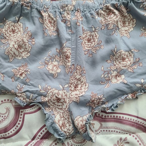 Forever21 Floral Pajama Shorts - Picture 10 of 14